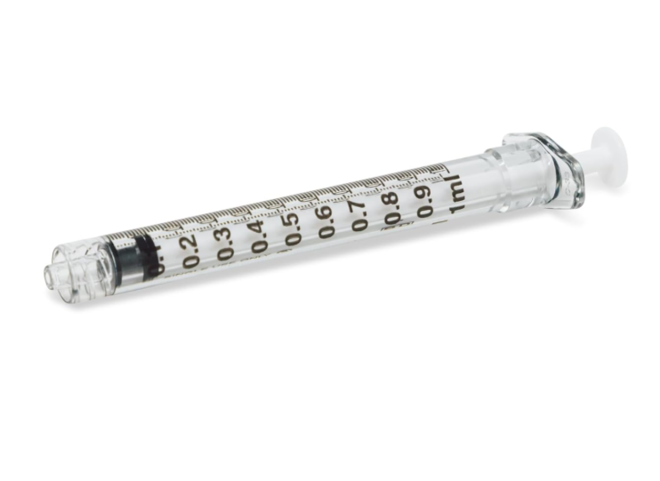 Siringa ipodermica Luer Lock 1ML senza ago BD cod.309628